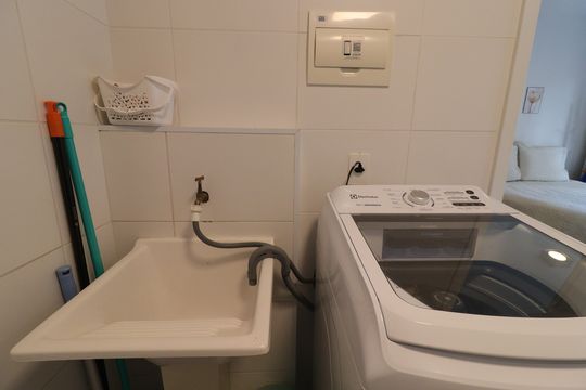 Área de Serviço de apartamento para alugar com 1 quarto, 32m² em Jardim Prudência, São Paulo