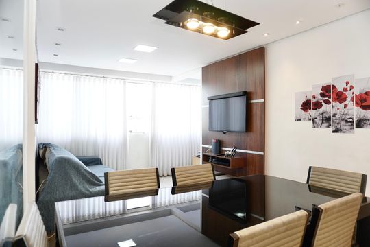 Sala  de apartamento à venda com 3 quartos, 169m² em Sagrada Família, Belo Horizonte