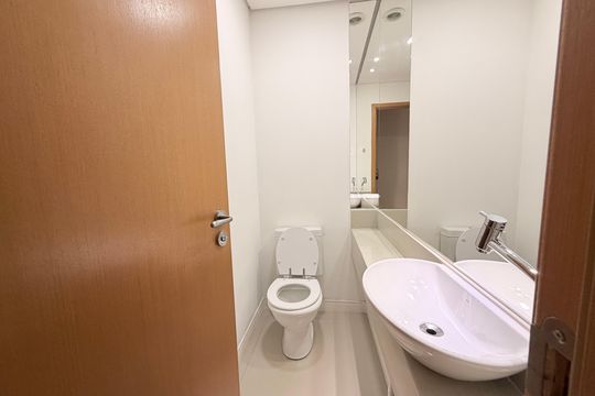Lavabo de apartamento à venda com 2 quartos, 87m² em Jardim Trevo, Jundiaí