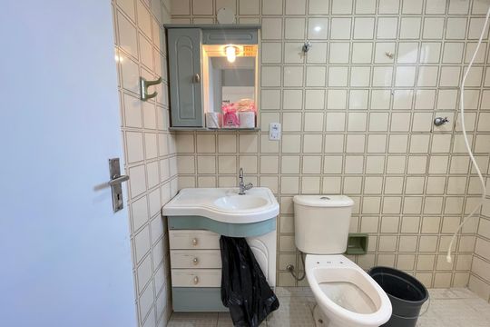Banheiro de apartamento para alugar com 2 quartos, 58m² em Cidade São Francisco , São Paulo