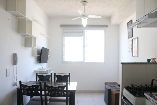 Sala de apartamento para alugar com 1 quarto, 28m² em Barra Funda, São Paulo