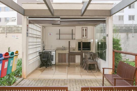 Área comum - Churrasqueira de apartamento para alugar com 1 quarto, 28m² em Barra Funda, São Paulo