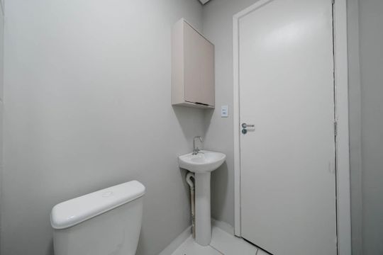 Banheiro de apartamento para alugar com 1 quarto, 30m² em Cidade Patriarca, São Paulo