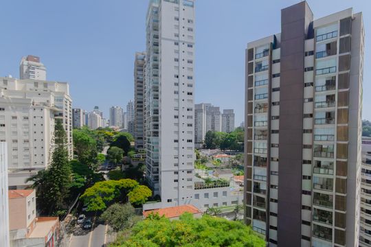 Vista da Varanda da Sala de apartamento à venda com 2 quartos, 62m² em Vila Mariana, São Paulo