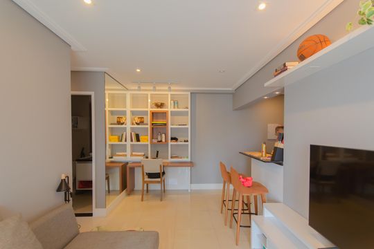 Sala de apartamento à venda com 2 quartos, 62m² em Vila Mariana, São Paulo