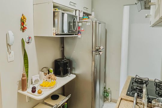 Cozinha de apartamento à venda com 2 quartos, 48m² em Portuguesa, Rio de Janeiro