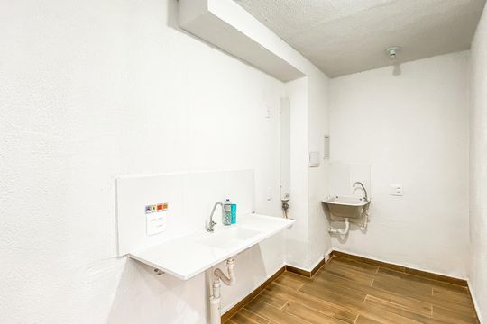 Cozinha de apartamento para alugar com 2 quartos, 33m² em Vila Silvia, São Paulo