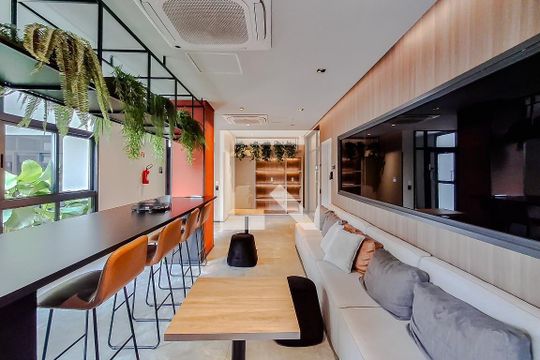 Área comum de apartamento para alugar com 1 quarto, 35m² em Vila Mariana, São Paulo
