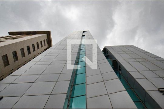 Fachada de kitnet/studio à venda com 1 quarto, 40m² em Lourdes, Belo Horizonte