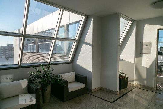 Área comum de kitnet/studio à venda com 1 quarto, 40m² em Lourdes, Belo Horizonte