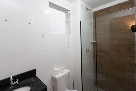 Banheiro de apartamento para alugar com 1 quarto, 31m² em Jardim Consorcio, São Paulo