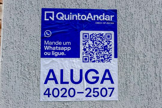 Placa de apartamento para alugar com 1 quarto, 30m² em Vila Granada, São Paulo