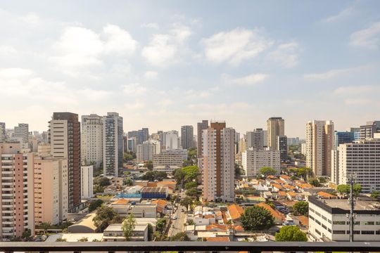 Sacada de kitnet/studio à venda com 1 quarto, 29m² em Vila Olímpia, São Paulo