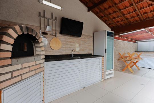 Área comum - Churrasqueira de apartamento à venda com 3 quartos, 79m² em Vila Dom Pedro Ii, São Paulo
