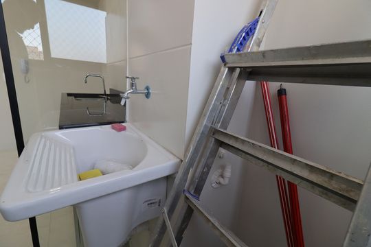 Área de Serviço de apartamento para alugar com 2 quartos, 40m² em Jardim Prudência, São Paulo