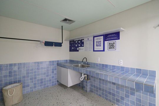 Área comum - Lavanderia de apartamento para alugar com 2 quartos, 40m² em Jardim Prudência, São Paulo