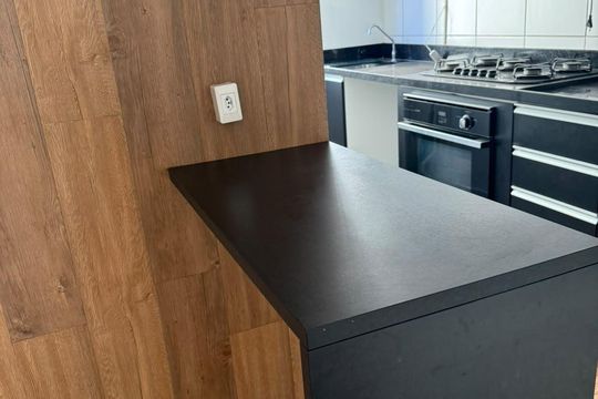 Cozinha de apartamento para alugar com 2 quartos, 43m² em Campo Grande, Rio de Janeiro