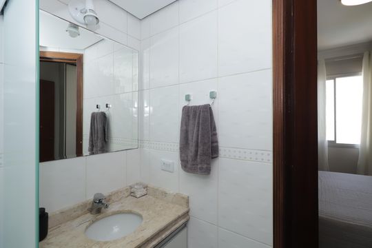 Banheiro da Suíte de apartamento à venda com 2 quartos, 67m² em Tatuapé, São Paulo