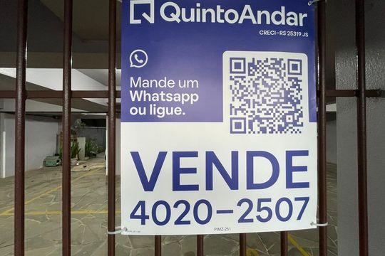 Placa Instalada em 30/09/2026 - Cod.PIMZ-251 de kitnet/studio à venda com 1 quarto, 36m² em Centro, São Leopoldo