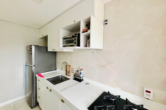 Cozinha de apartamento para alugar com 2 quartos, 42m² em Vila Silvia, São Paulo
