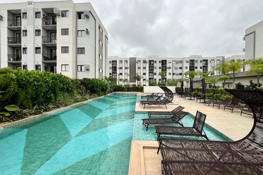 Área comum - Piscina de apartamento para alugar com 2 quartos, 45m² em Barra Olímpica, Rio de Janeiro
