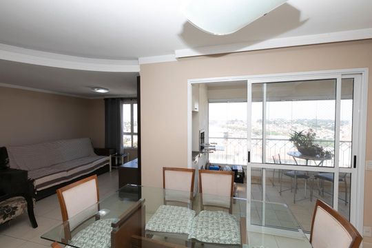SALA PARA DOIS AMBIENTES de apartamento à venda com 3 quartos, 134m² em Loteamento Residencial Vila Bella, Campinas