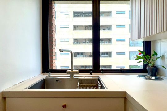 Cozinha de apartamento para alugar com 2 quartos, 100m² em Pinheiros, São Paulo