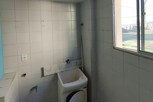Área de serviço de apartamento para alugar com 2 quartos, 59m² em Capoeiras, Florianópolis