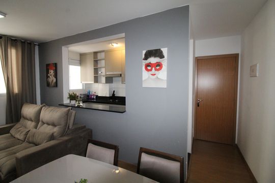 Sala de apartamento para alugar com 2 quartos, 43m² em Jardim das Industrias, São José dos Campos
