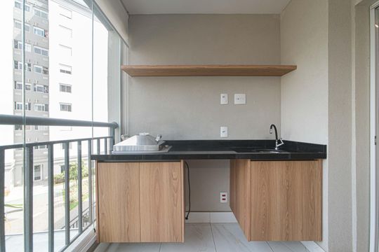 Varanda de apartamento para alugar com 3 quartos, 85m² em Santo Amaro, São Paulo