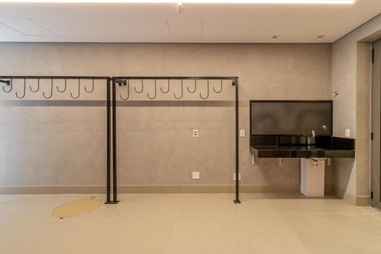Área comum - Bicicletário de apartamento para alugar com 1 quarto, 24m² em Vila Nova Conceição, São Paulo