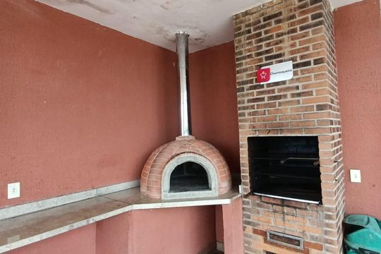 Área comum - Churrasqueira de apartamento para alugar com 2 quartos, 42m² em Santa Amélia, Belford Roxo