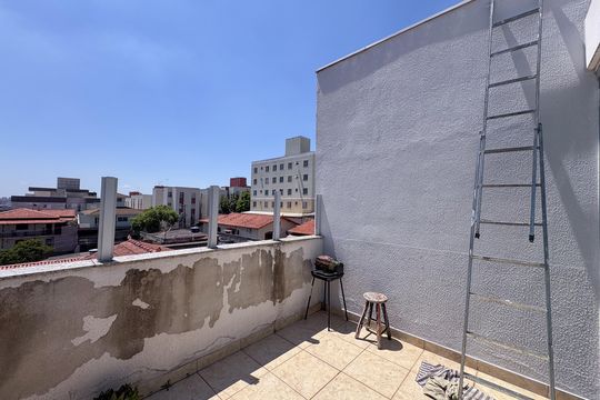 Terraço de apartamento à venda com 3 quartos, 101m² em Diamante, Belo Horizonte