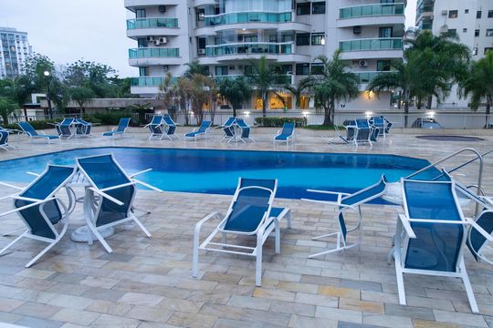 Piscina de apartamento para alugar com 3 quartos, 80m² em Barra Olímpica, Rio de Janeiro