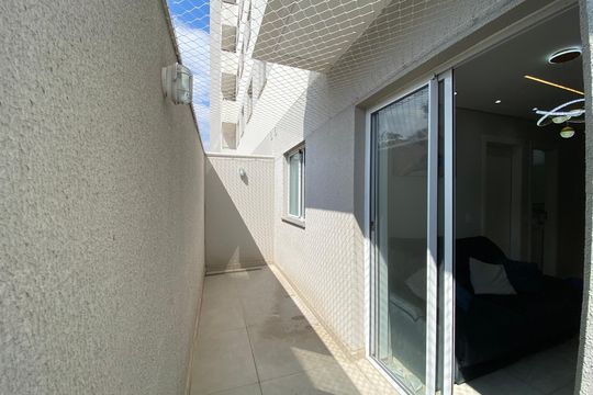 Varanda de apartamento para alugar com 2 quartos, 48m² em Jardim Peri Peri, São Paulo