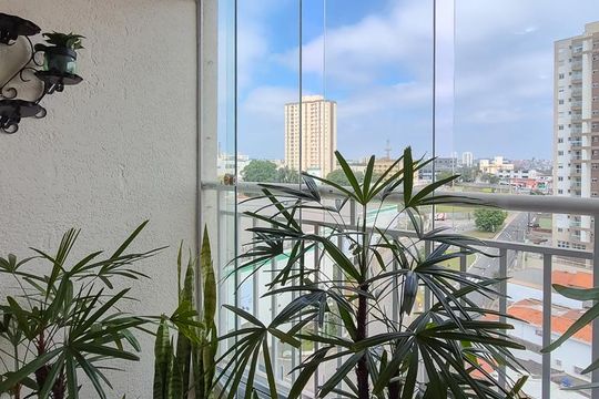 Varanda da Sala de apartamento à venda com 3 quartos, 60m² em Jardim Sao Francisco, São Bernardo do Campo