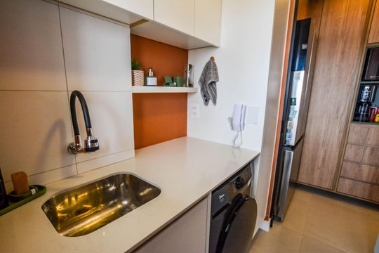 Área de Serviço de apartamento à venda com 2 quartos, 96m² em Campestre, Santo André