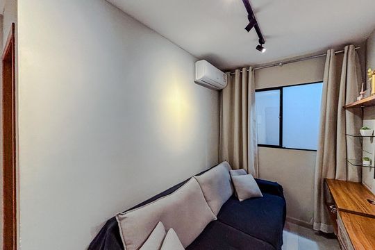 Sala de apartamento à venda com 1 quarto, 35m² em Vila Beatriz, São Paulo