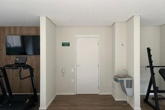 Área comum - Academia de apartamento para alugar com 2 quartos, 32m² em Várzea da Barra Funda, São Paulo