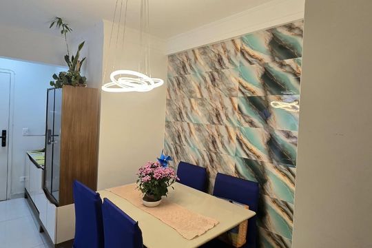 Sala  de apartamento à venda com 3 quartos, 73m² em Vila Rosalia, Guarulhos