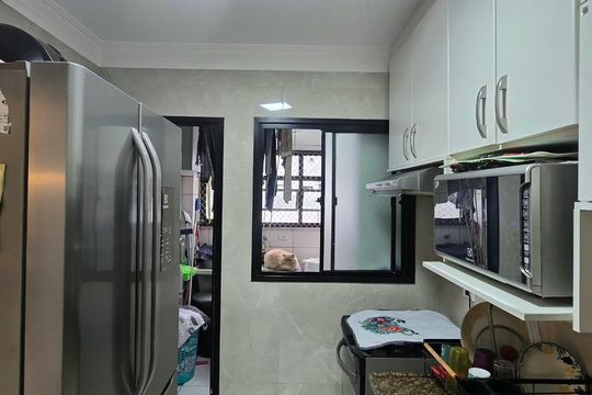 Cozinha e Área de Serviço de apartamento à venda com 3 quartos, 73m² em Vila Rosalia, Guarulhos