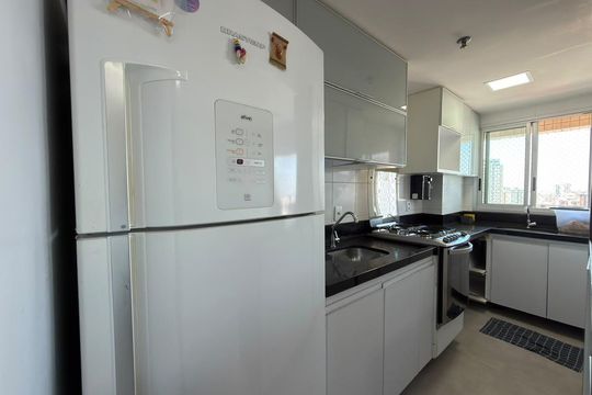 Cozinha  de apartamento à venda com 2 quartos, 54m² em Águas Claras, Brasília