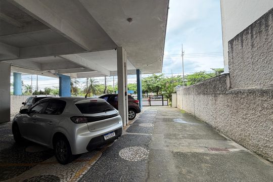 Área comum de apartamento para alugar com 1 quarto, 54m² em José Menino, Santos