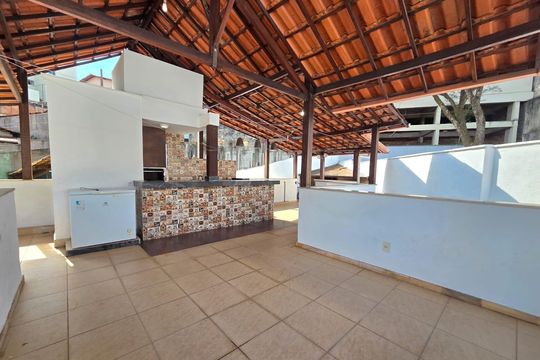 Terraço Gourmet de casa à venda com 3 quartos, 140m² em Ouro Preto, Belo Horizonte