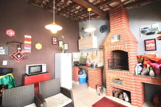 Churrasqueira de casa à venda com 3 quartos, 142m² em Vila Rio Branco, São Paulo