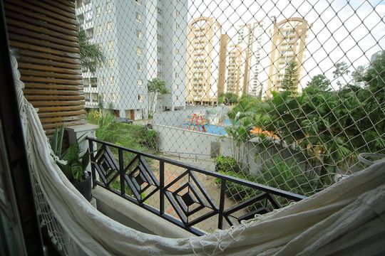 Varanda da sala  de apartamento à venda com 2 quartos, 65m² em Baeta Neves, São Bernardo do Campo