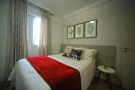 Quarto 1  de apartamento à venda com 2 quartos, 65m² em Baeta Neves, São Bernardo do Campo