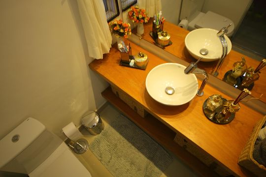 Banheiro de apartamento à venda com 2 quartos, 65m² em Baeta Neves, São Bernardo do Campo