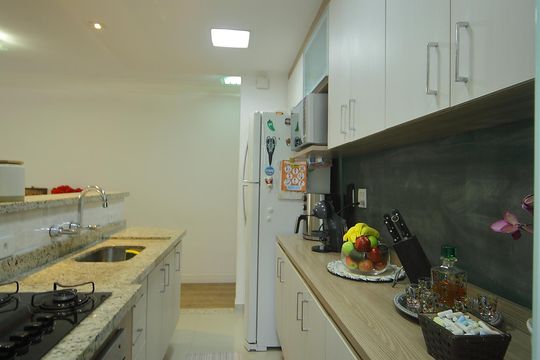 Cozinha  de apartamento à venda com 2 quartos, 65m² em Baeta Neves, São Bernardo do Campo