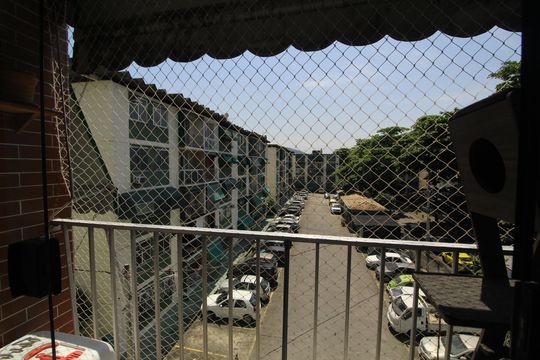 Sala - Varanda de apartamento à venda com 2 quartos, 52m² em Taquara, Rio de Janeiro